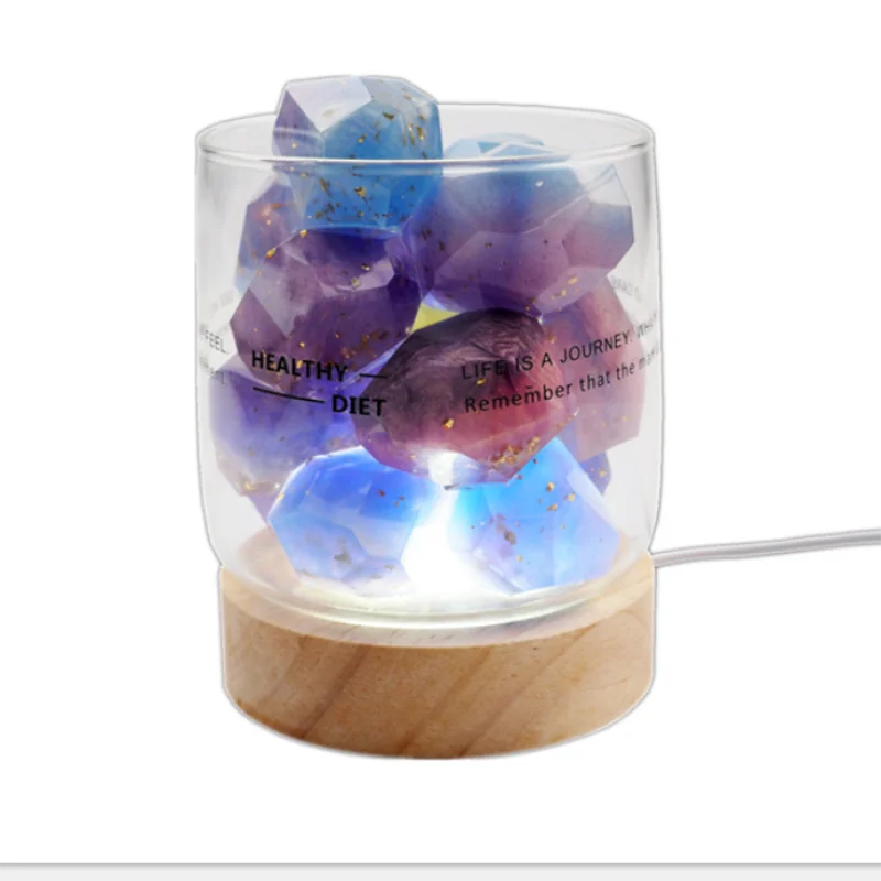 
2 DIY Resin Epoxy For Handmake Colorful Irregular 40mm Geometric Facet Gemstone Crystal Crushed Stone Ore Mirror Silicone Mold 