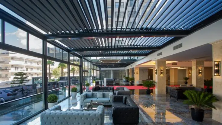 Automatic Motorized Rolling Roof System With Double Motor Aluminum Bioclimatic  - Special Concepts Bring Exclusivity