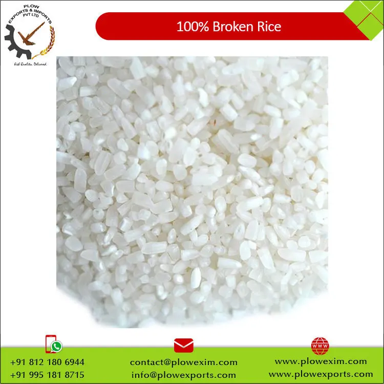 100% Broken Rice Non Sortex Manufacturer from India at Wholesale Price