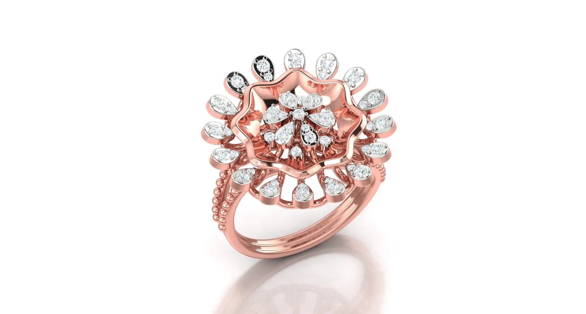 Charming design delicate new design moissanite colorless diamond DEF Certified solitaire ring low price worldwide delivery