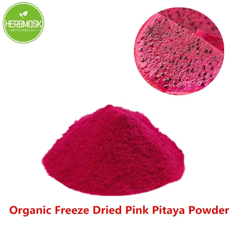 Herbmosk Supply Organic Freeze Dried Pink Pitaya Powder with Cheapest Prices