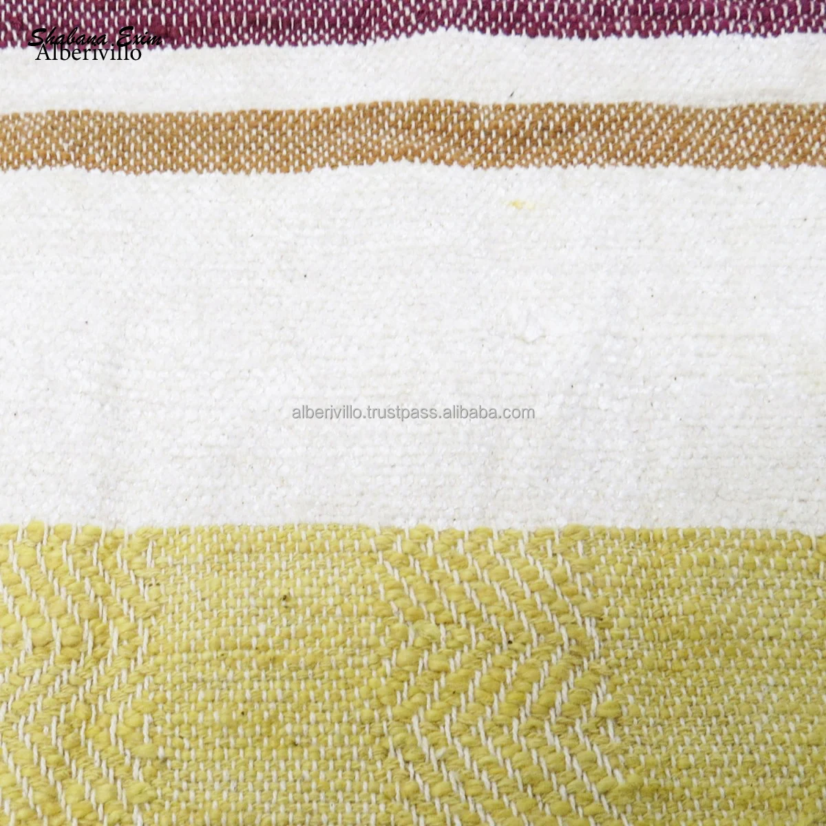 Cushion Cover Woven Fashion Fabrics New Design Multi Purpose Cotton Wool Textured Upholstery Fabric from India