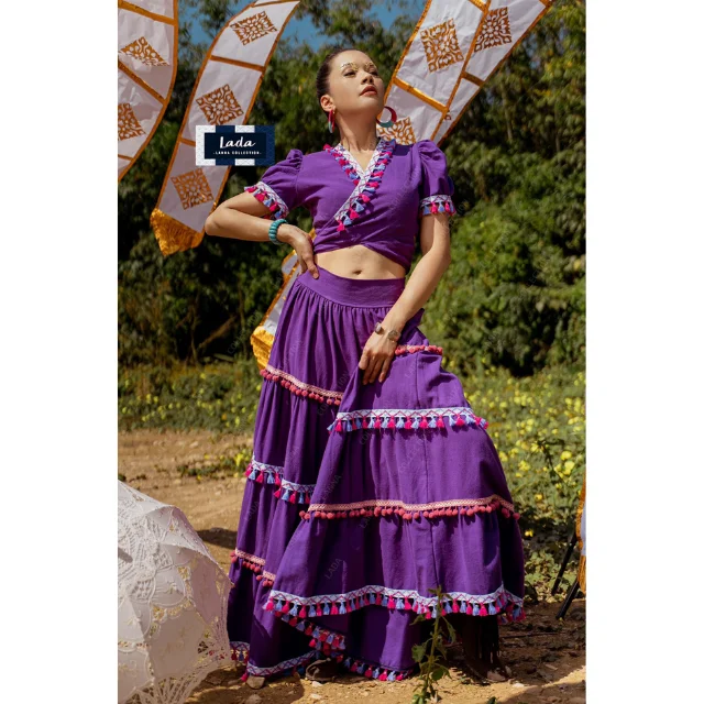 Хит продаж! Тайские повседневные женские платья премиум-класса ручной работы от Lada Lanna коллекция 042 набор Kanom-Chun