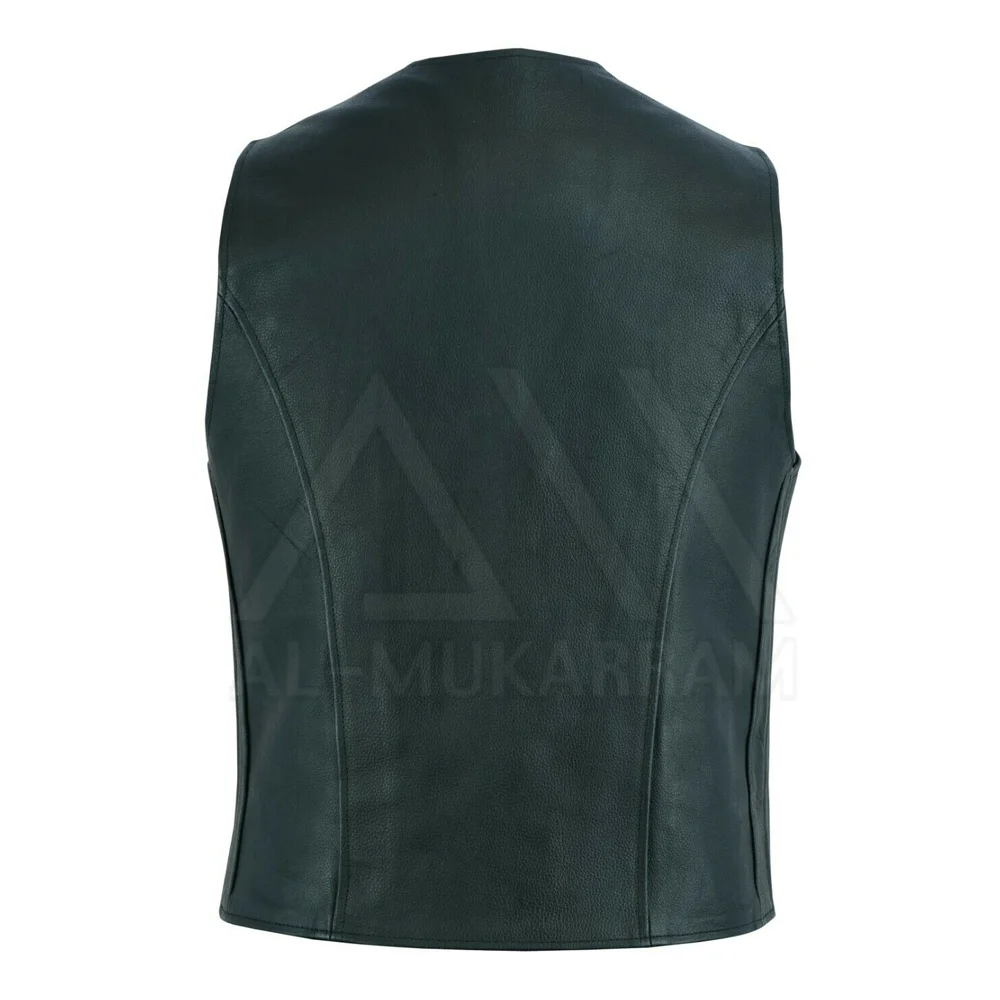 
2021 Men Leather Motorbike Vest Top Quality Different Design Motorcycle Vest For Sale 
