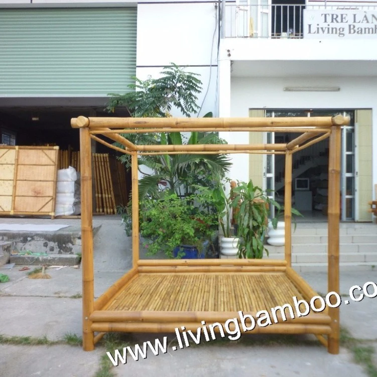 BAMBOO FURNITURE, CANA BROWN BAMBOO BED