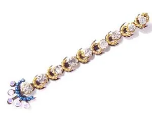 Производитель и экспортер горячей вспышки золотые серебряные металлические Временные татуировки индийские bindi наклейки/татуировки