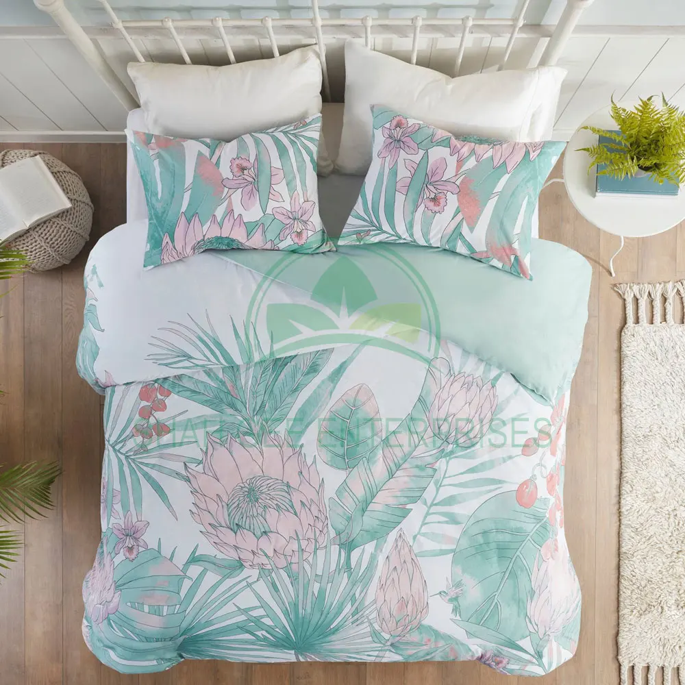 Wholesale Price Duvet Cover Luxury Bed Sheets Set Microfiber And Cotton Duvet Cover Pillow Cover Bedding Set