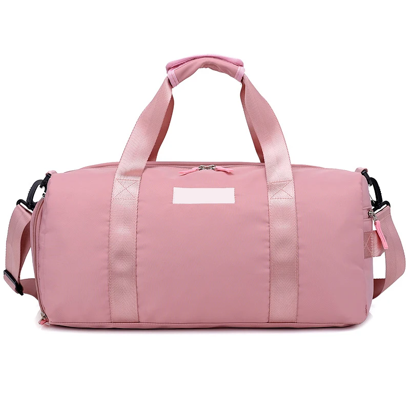 Mens Large Sports & Gym pink color Duffle Holdall Bag Sports Travel Work Cabin Luggage Case custom design sports bag