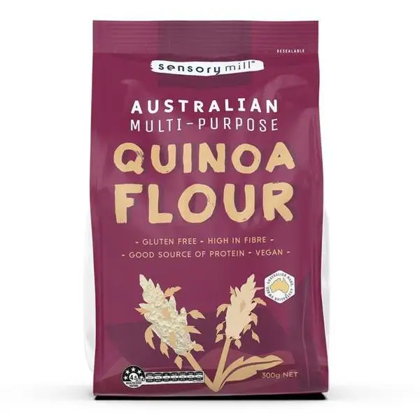 Clean Origin Pure  Natural Rate Certificate Sensory Sensory Mill Australian Gluten Free Quinoa Flour 300g