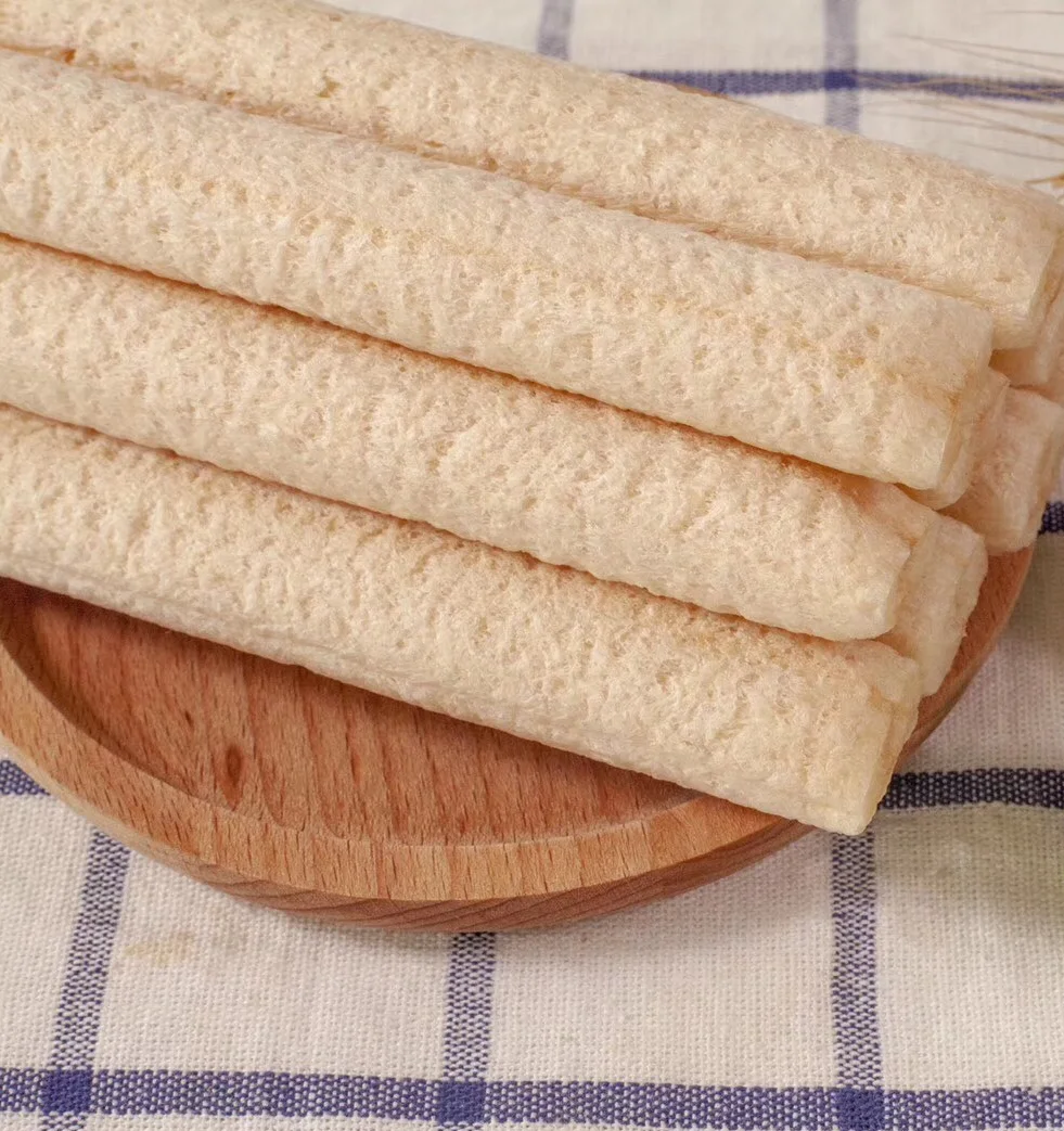 Top selling Good price Vietnam Factory Milk Puffed Rice Roll Cracker 40pcs per box