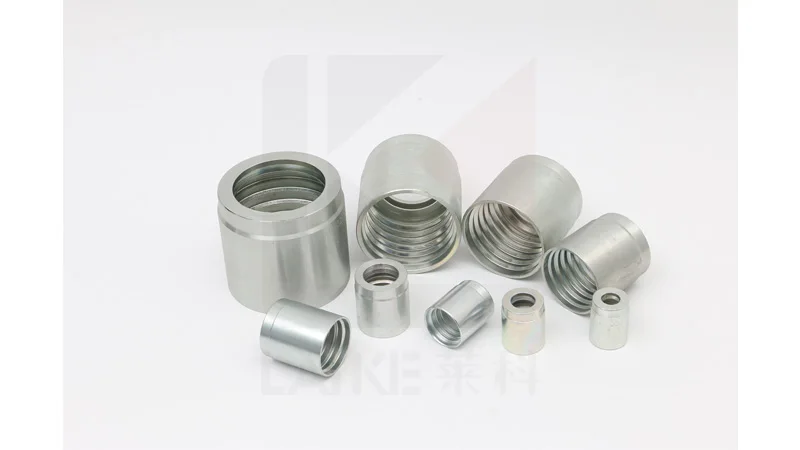 03310 Non Skive Hose Sleeves Hydraulic Ferrules Medium Pressure Sockets for One/Two Wire Hose SAE 100 R1AT/1SN R2AT/2SN
