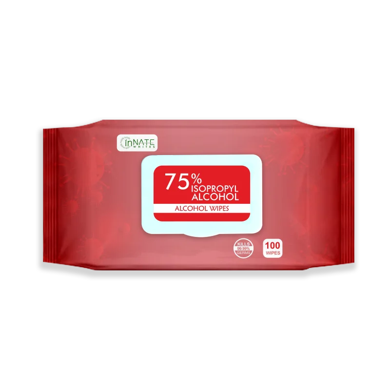 Дезинфицирующие салфетки InnateWhites 75% С изопропиловым спиртом