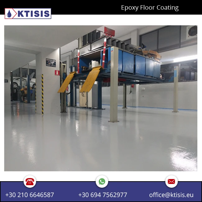 Waterproof Epoxy Paint Coating for Floors - Water, oil and chemical spill resistant