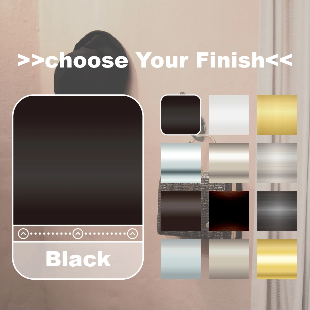 Elegant Style Hardware Wall Mounted Clothing