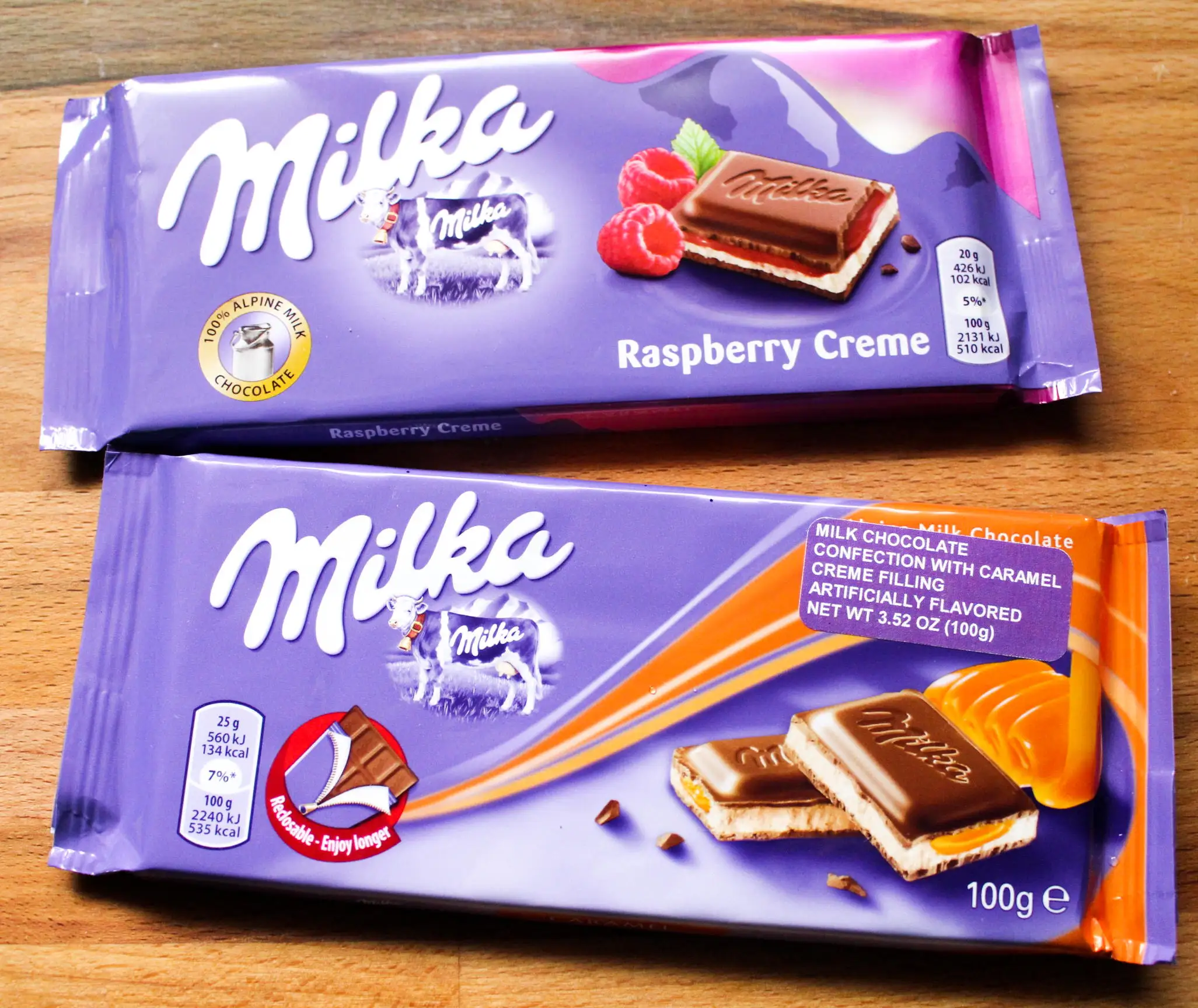 Шоколадные бруски Milka 100 г