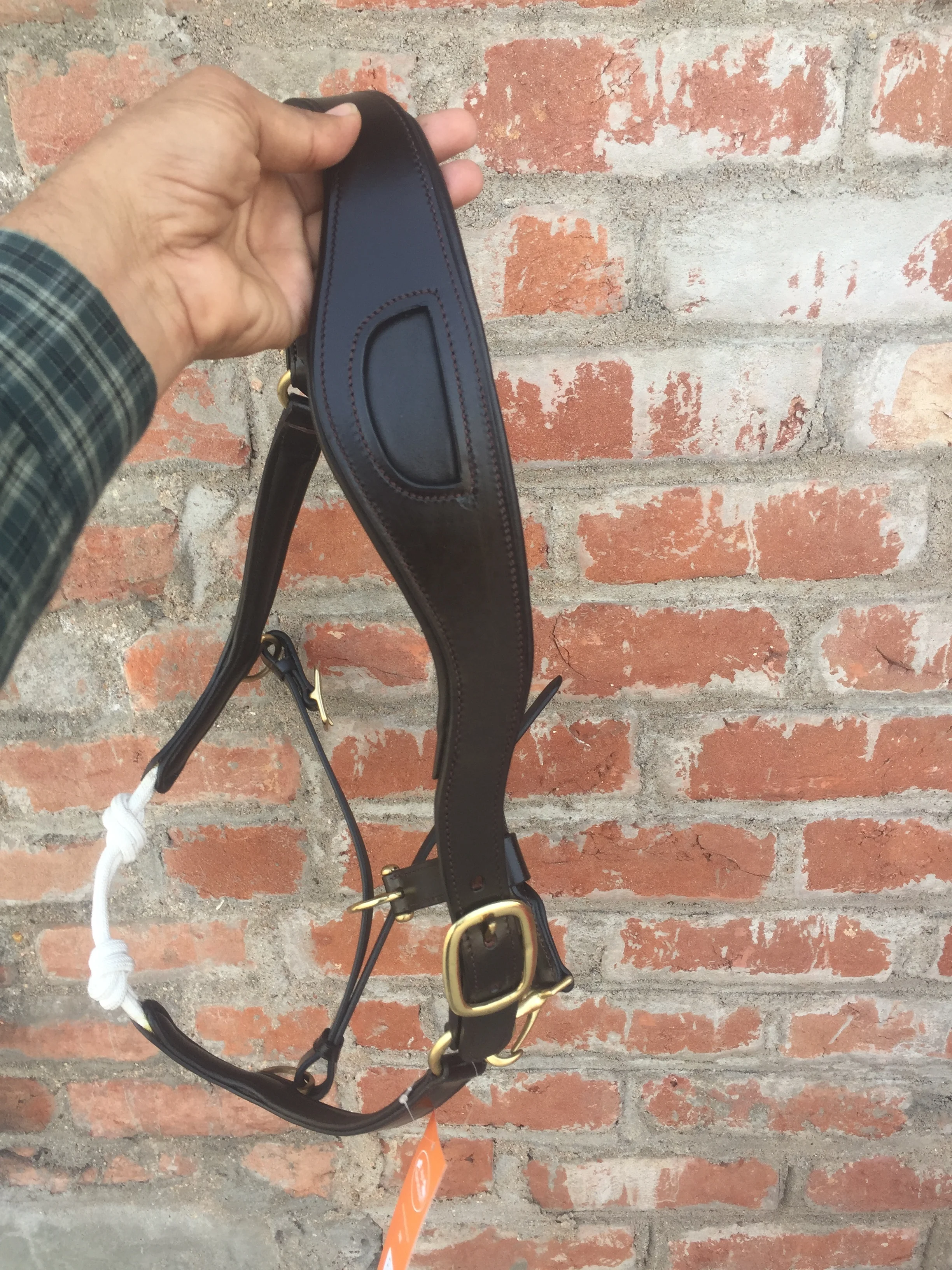 Rope Cord Show Jumping Noseband Horse  Leather Halter smart