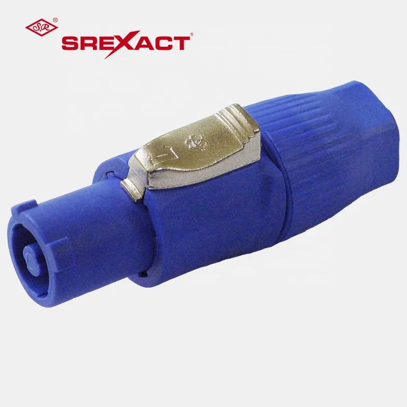 2+1pin female chassis mount input Power connector