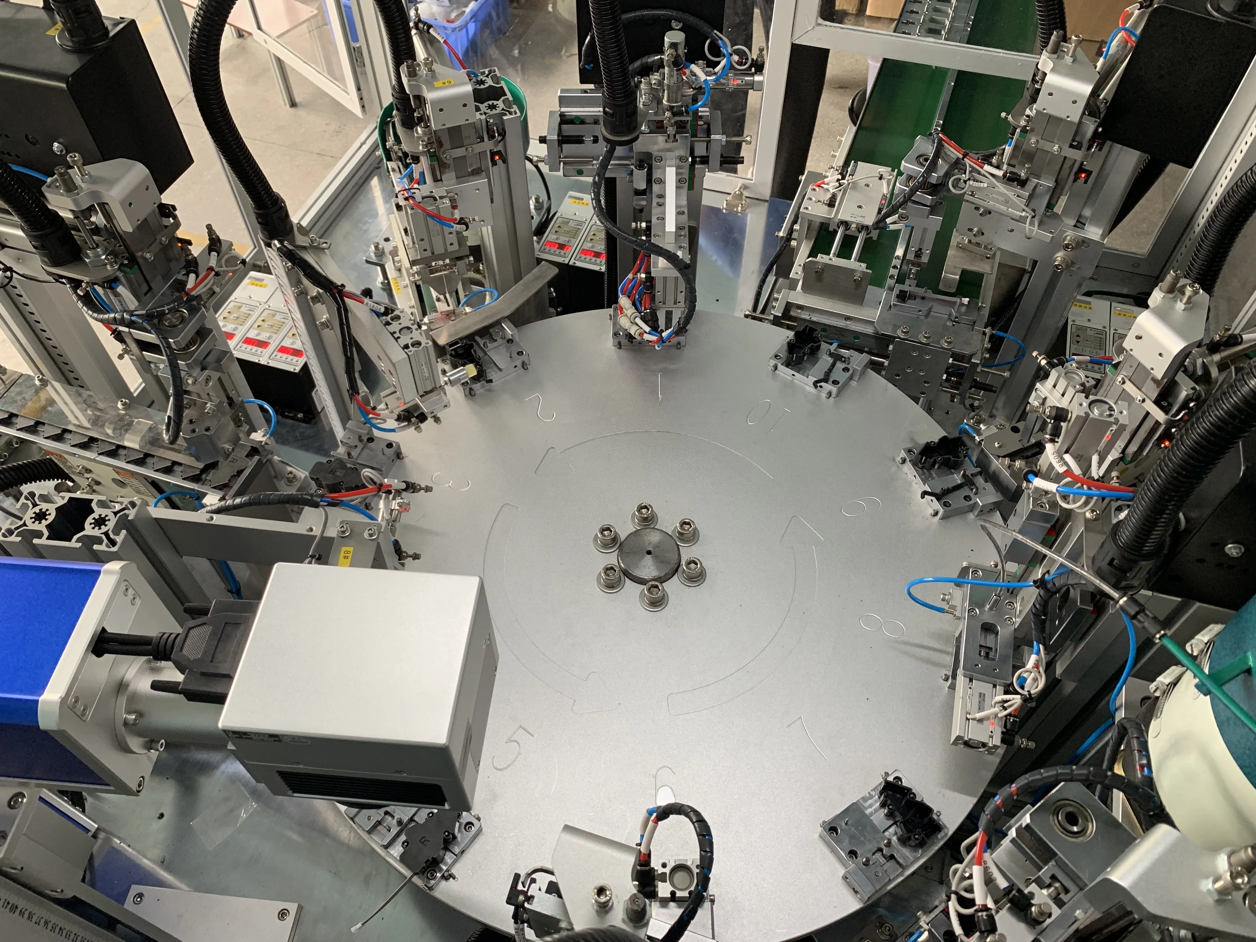 New Automated Machine for Sweeping Robot Collision Switch Assembly Production