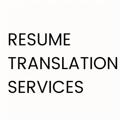 Resume Translation Services translation service of German English French  AT BEST WHOLESALE PRICE MANUFACTURES IN INDIA