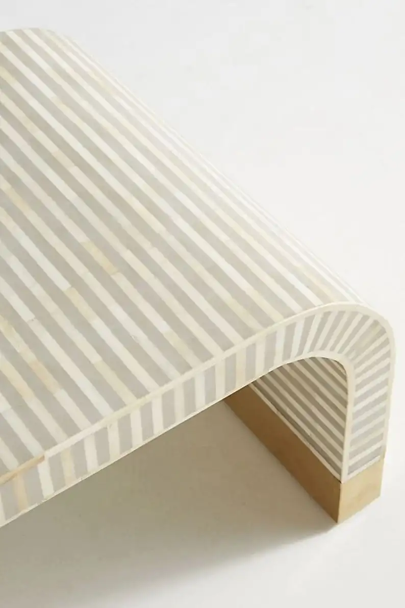 1/6 Best Quality 2021 Bone Side Table Indian Furniture