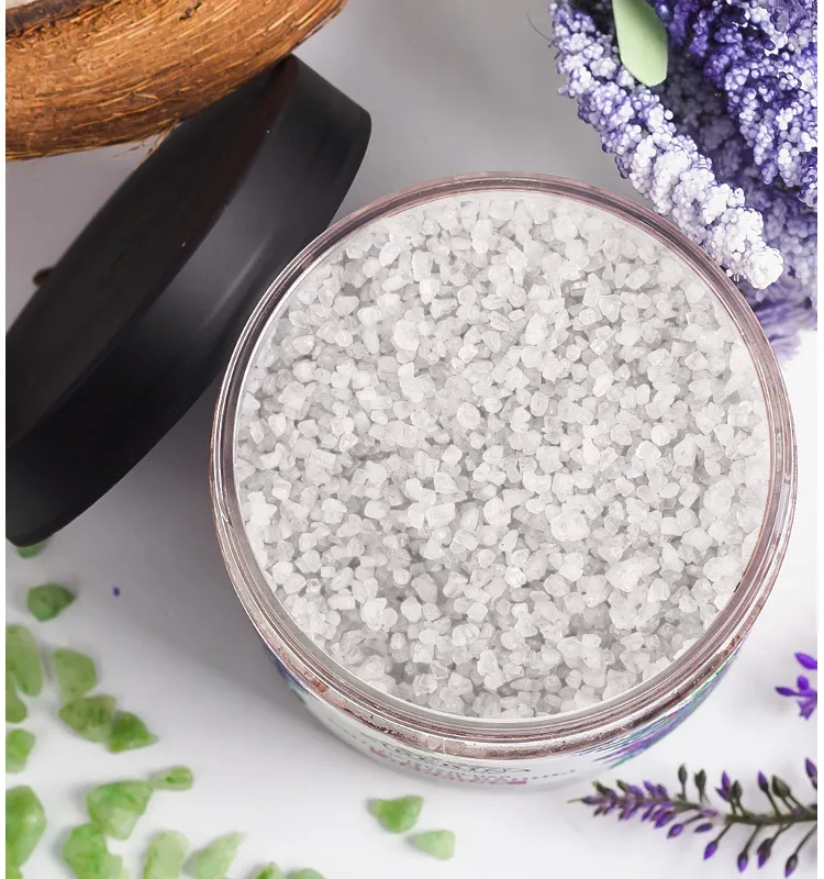 Pure Natural cosmetics spa care skin sale LAVENDER bath salt Bath treatments Siberina Hot sale Private label not SLS parabens