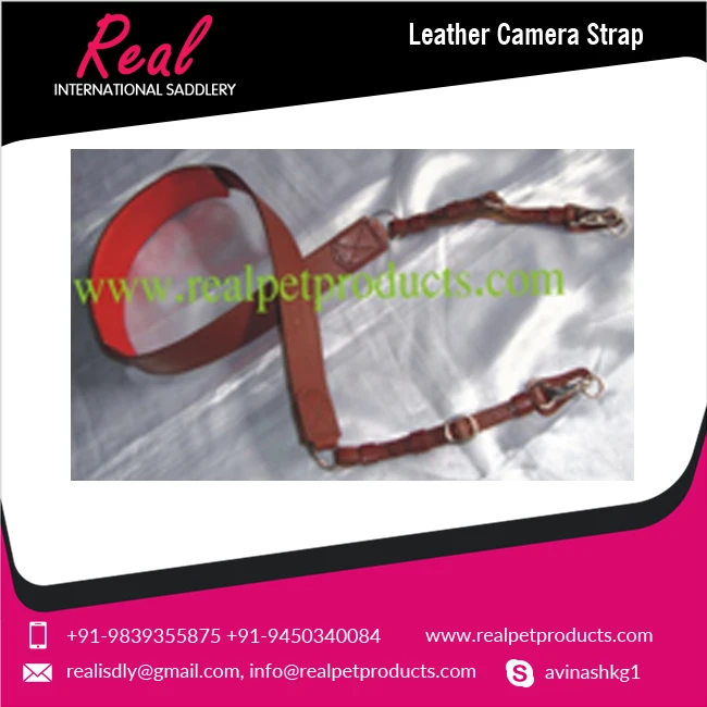 Top Quality Leather Camera Neck Strap at Bulk Price