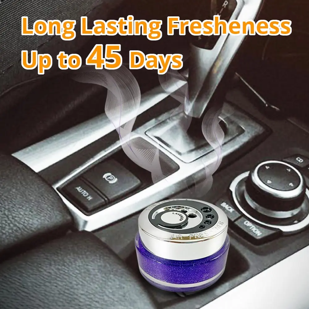 
In Bulk Custom Made Car Freshener Fragrance Adjustable Solid Car Perfume Glass Bottle Car Air Freshener 