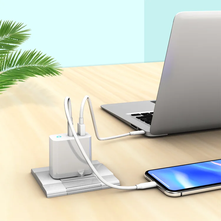 65W GaN Fast Wall Charger PD USB Ports QC3.0 Type C All in One Adapter For iPhone 12 Pro Max Macbook Tablet Laptop