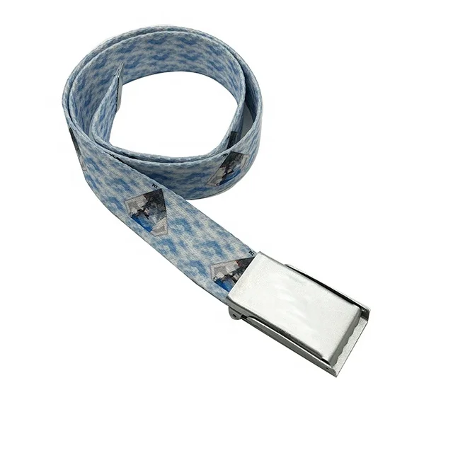 Promotion Gift Customized Fashionable Cartoon Sublimation Printing Waist Belts for Kids