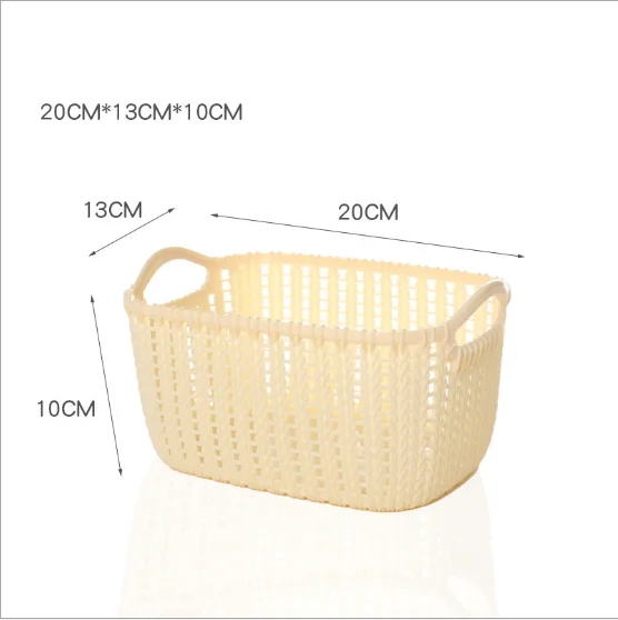 Fabulous Rattan Like Basket for Storing Book Toy Food Bread Clothes Cosmetics