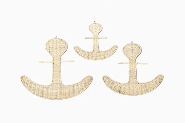 Hot Product Sea Animal Rattan Wall Decor For Kid Room Art Decor Wholesale Vietnam Supplier