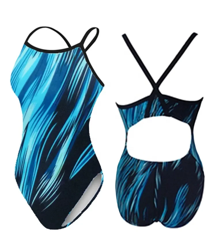 Sublimation Ladies Sexy Swimming Suit Custom Made Design Swimwear