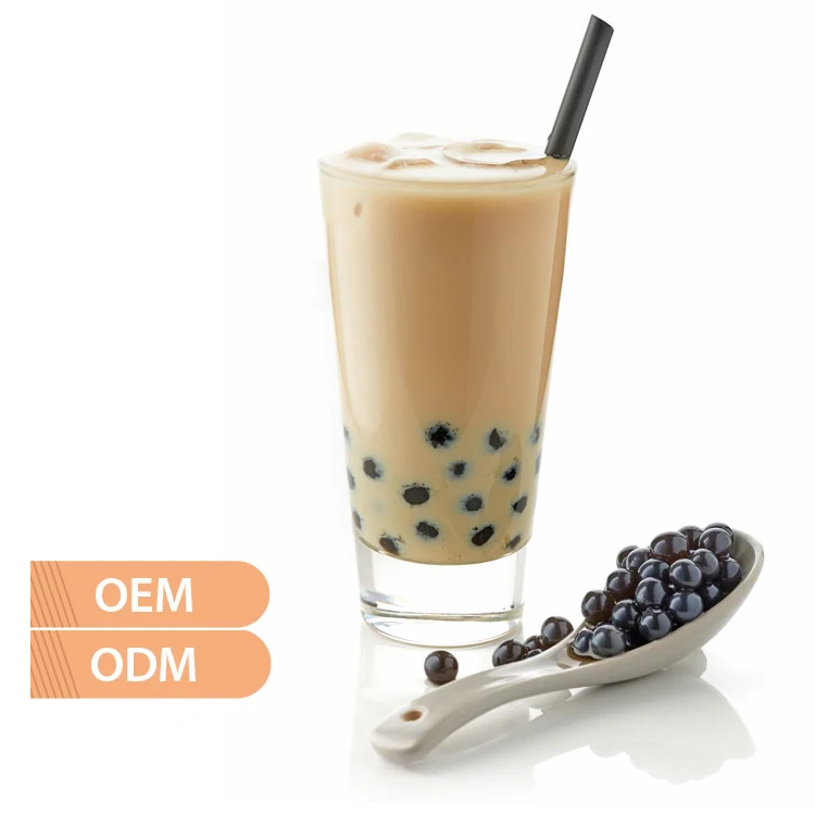 Professional Bubble Tea Ingredient Tapioca Black Pearls for Beverage Store