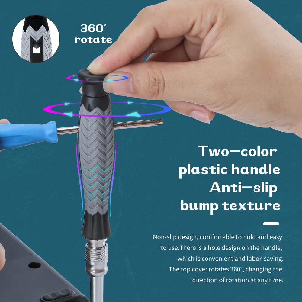 E-durable 126 in 1 Chinese Style Screw Driver Bit Set Mobile Phone Repair Tools Impact Driver Set