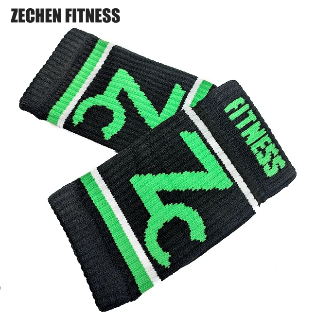 Custom color cotton sweat bands wrist sweatband workout sweat bands