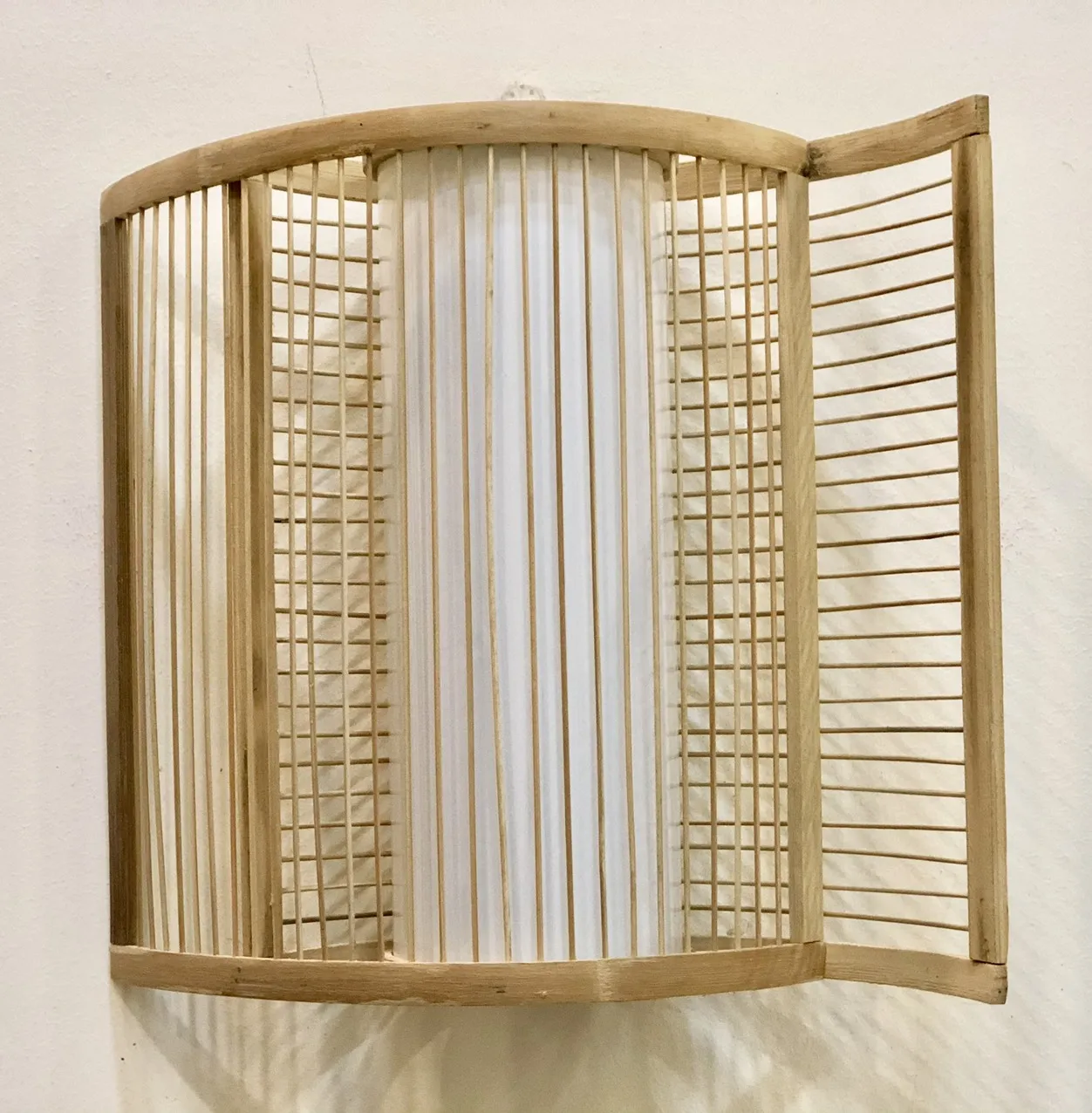 Rattan Light Bamboo Hanging Lamp Handmade