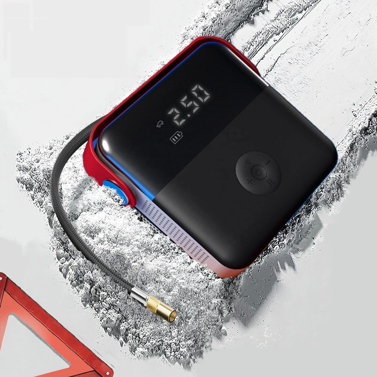 High Quality Digital Silent Small Tyre Inflator for Cars / 12V Portable Mini Electric Car Air Compressor Pump Tire Inflators