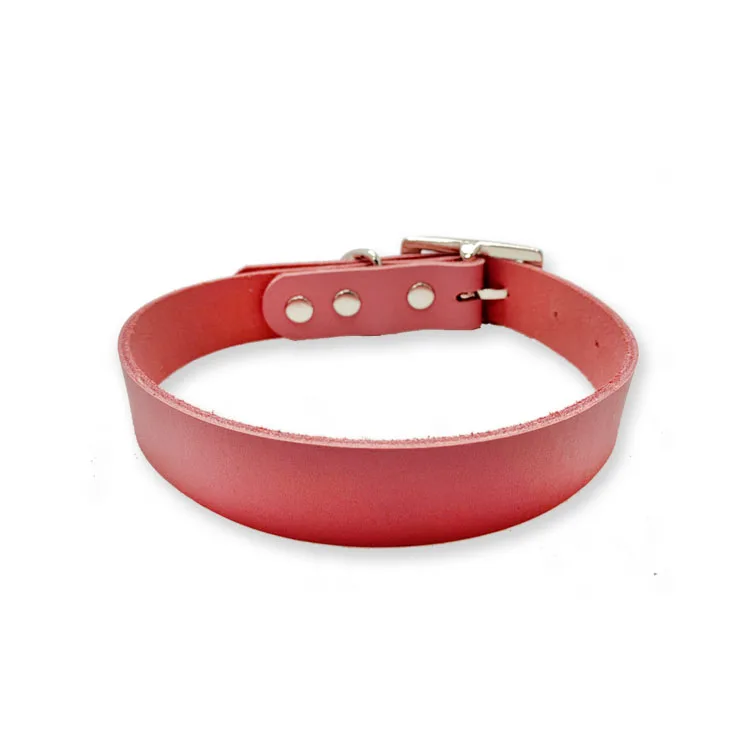 Custom Dog Collar Manufacturer High-Quality Genuine Leather Dog Collar