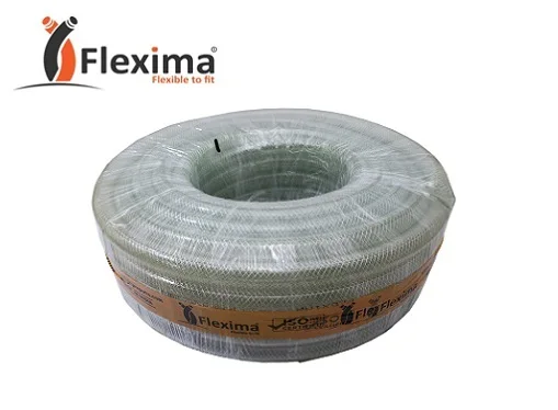  0.75b дюйма ПВХ гибкий желтый и черный 2-слойный Плетеный садовый шланг для строительства