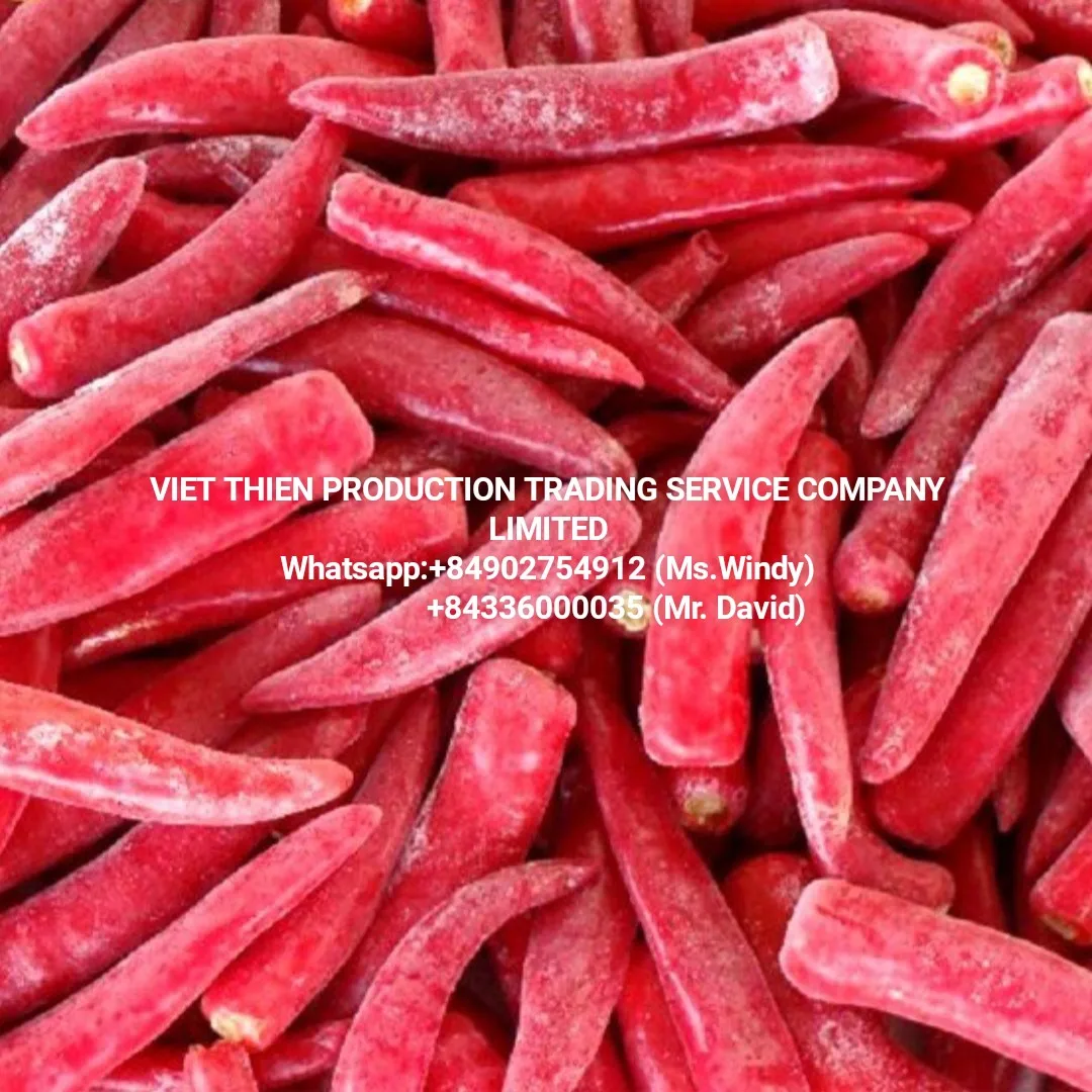 chili frozen wholesale in Vietnam with high quality and cheap price available in bulk meet export standard