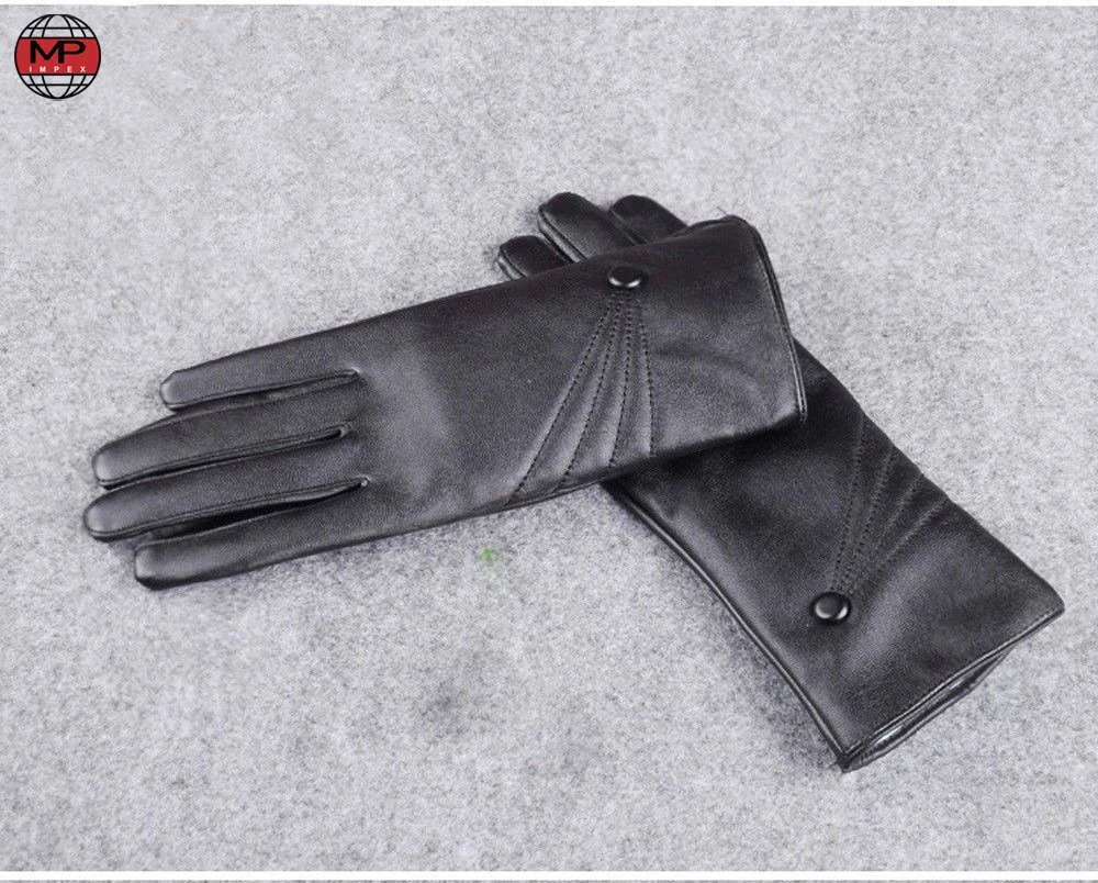 Модные мужские кожаные перчатки из козьей кожи для вождения