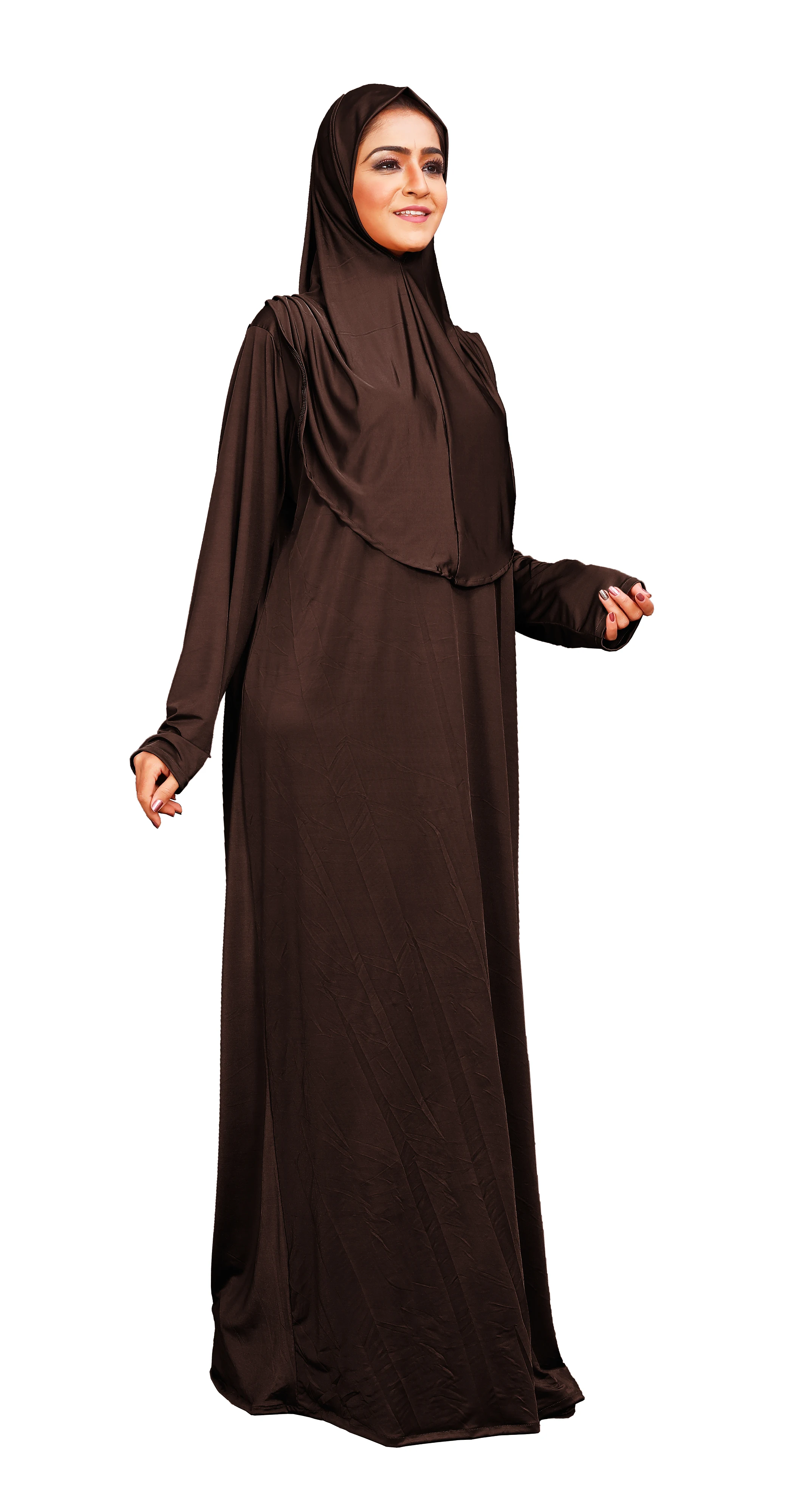Plain Arab Islamic Wear Women Abaya Burqa With Instant Hijab Manufacturer