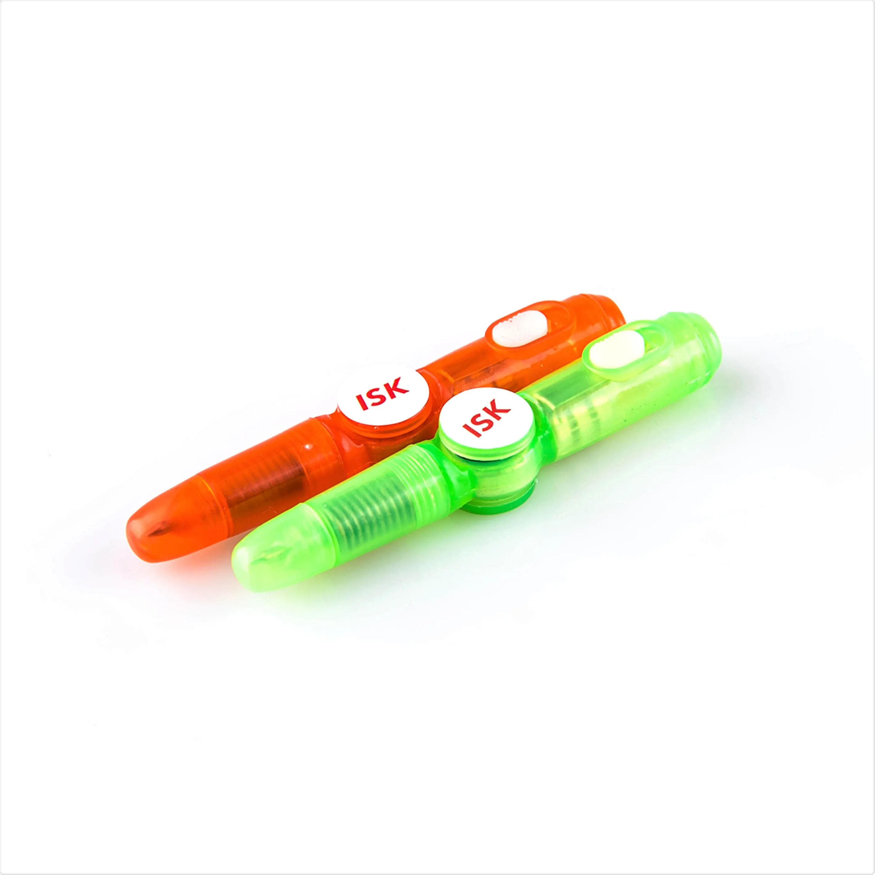 Three in One Finger Fidget Spinner toy bearing with pen and  LED Light