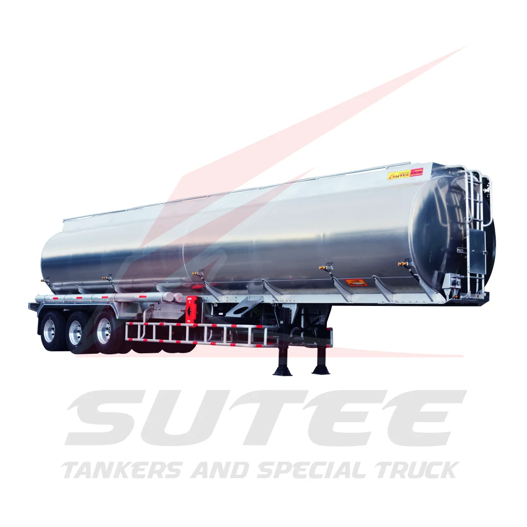 
1- 8 Or Optional Compartments Aluminum Petroleum Tankers 45000L 1-8 Compartments Export From Thailand 
