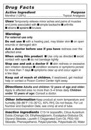 Instaflex Pain Relief Cream--Clinically Studied Pain Relief from Arthritis, Back Pain, Strains and Joint and Muscle Pain (2 oz)