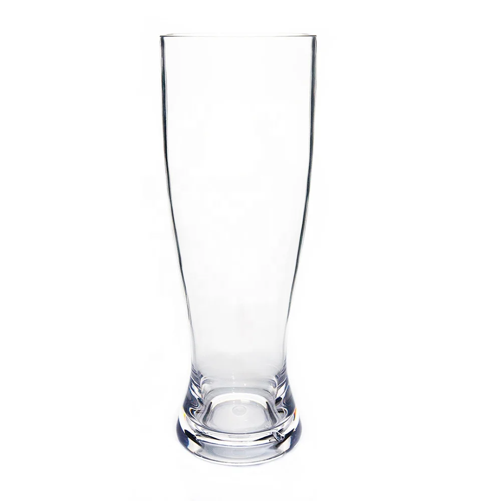 
500ml Unbreakable Plastic Polycarbonate Wheat beer glass 