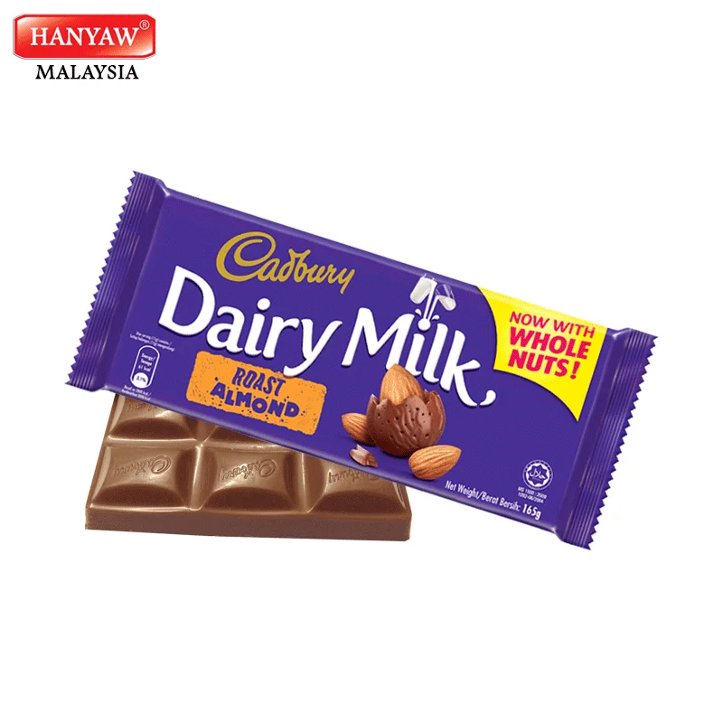 [Malaysia] Fast Shipping + Halal Certified Cadbury Dairy Milk Roast Almond Choco Bar ( 6 Box X 12 Pcs x 165g/Ctn)