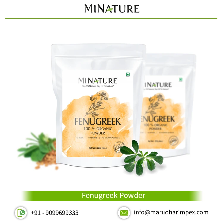 100% Pure and Natural Fenugreek Extract Powder for Sale