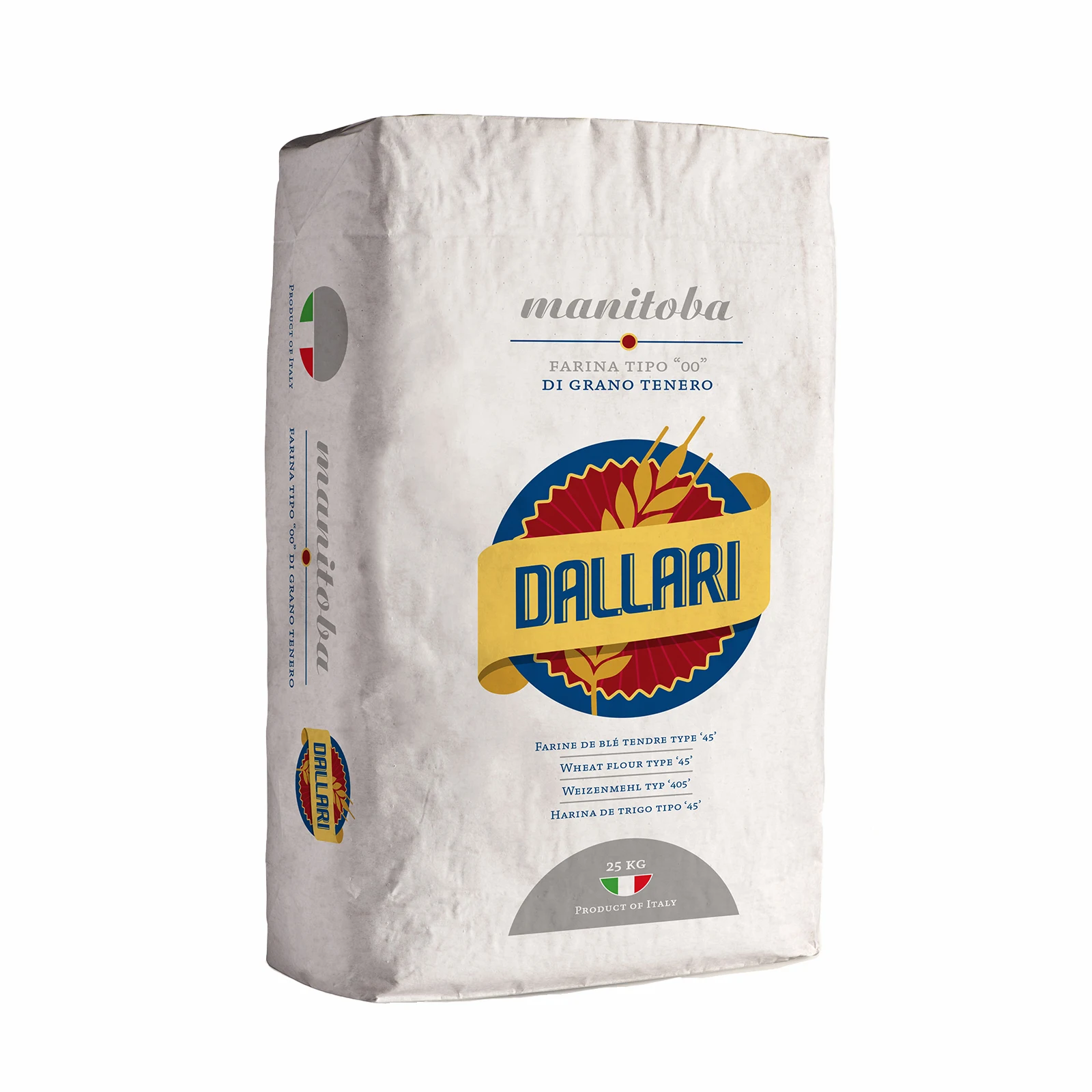 DALLARI провинции наивысшего качества в итальянском стиле; Мягкая пшеничная мука для макаронных изделий предприятий общественного питания муки 25кг