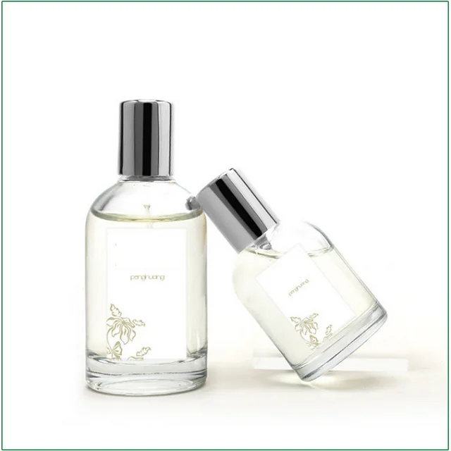 30ml / 50ml Egyptian Dubai Round Glass Empty  Cylinder Perfume Bottles Wholesale